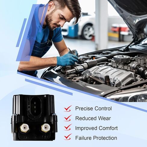Air Suspension Solenoid Valve Block Compatible with BMW 535i GT 2010-2017, 740Ld xDrive 2015, Fit for Alpina B7/B7 xDrive 2013-2015, Replaces OE 37206789450, 37206875176 in Kuwait