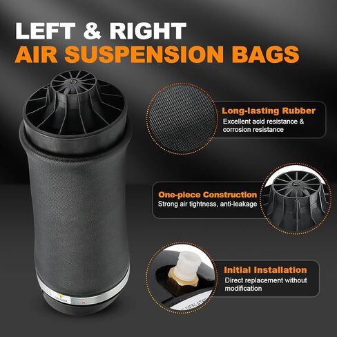 Rear Air Spring Suspension Bag Absorbers Replacement for Jeep Grand Cherokee 2011 2012 2013 2014 2015, Replaces 68029912AE 68029911AB, Pair Left & Right in Saudi Arabia