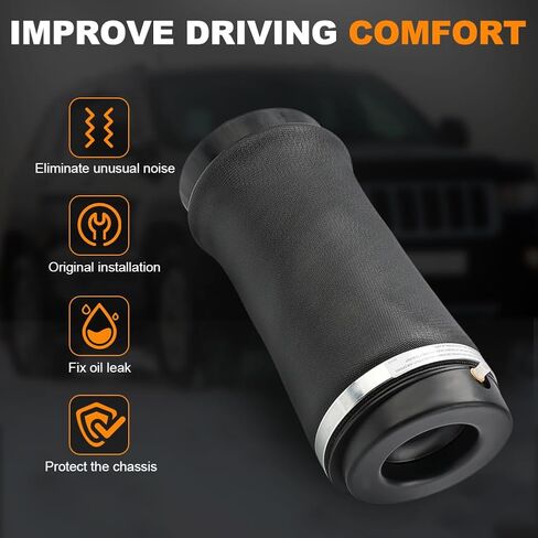 Rear Air Spring Suspension Bag Absorbers Replacement for Jeep Grand Cherokee 2011 2012 2013 2014 2015, Replaces 68029912AE 68029911AB, Pair Left & Right in Saudi Arabia