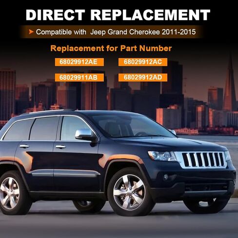 Rear Air Spring Suspension Bag Absorbers Replacement for Jeep Grand Cherokee 2011 2012 2013 2014 2015, Replaces 68029912AE 68029911AB, Pair Left & Right in Saudi Arabia