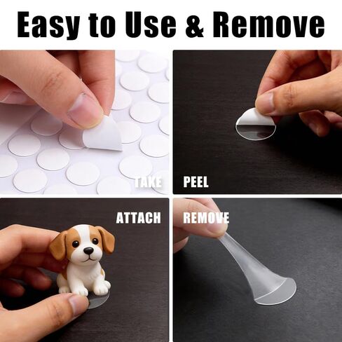 350Pcs Double Sided Adhesive Dots Removable Stickers Waterproof Round Putty No Trace Clear for Festival Decoration 20mm in Kuwait