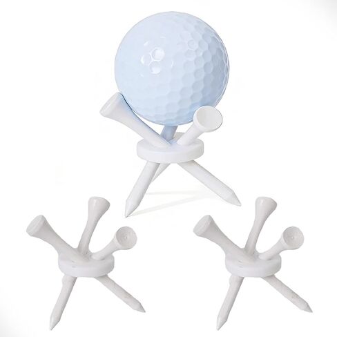 Dad Gift for Fathers Day, Birthday Golf Gift for Men, 3 Pcs Golf Ball Display Stand Holder, Golf Accessories Souvenir Collections Tabletop Desk Decor Gifts for Golf Enthusiasts in Saudi Arabia