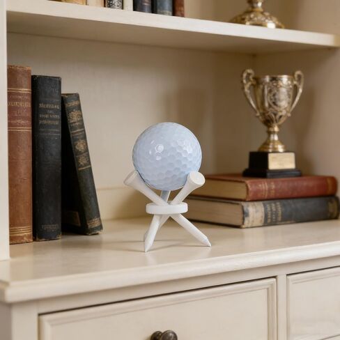 Dad Gift for Fathers Day, Birthday Golf Gift for Men, 3 Pcs Golf Ball Display Stand Holder, Golf Accessories Souvenir Collections Tabletop Desk Decor Gifts for Golf Enthusiasts in Saudi Arabia
