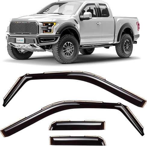 CLIM ART in-Channel Incredibly Durable Rain Guards for Nissan Rogue 2021-2026, Original Window Deflectors, Vent Window Visors, Vent Deflector, 4 pcs. - 621378 in Kuwait