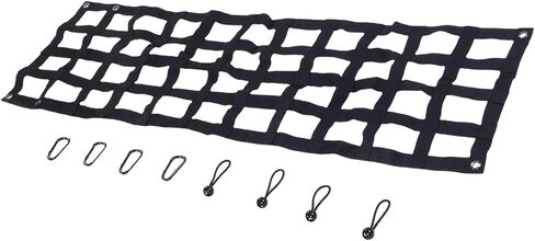 Heavy Duty Tailgate Net, 60x18in Adjustable Truck Bed Extender Mesh with Dual Mounting Options, Replacement for F250 F350 F450 1500 2500HD 3500HD in Saudi Arabia