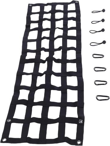 Heavy Duty Tailgate Net, 60x18in Adjustable Truck Bed Extender Mesh with Dual Mounting Options, Replacement for F250 F350 F450 1500 2500HD 3500HD in Saudi Arabia