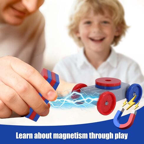 NewFamily Magnetic Science Kit for Kids, 12-in-1 STEM Physics Experiment Kit, Hands-On Magnetism Learning Toy, Ages 6 7 8 9 10 11 12 in Saudi Arabia