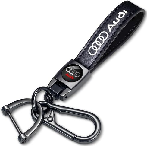 Genuine Leather Car Keychain for Chevy Key Chain for Men and Women Family Present Key Ring Accessories(Black) in Kuwait