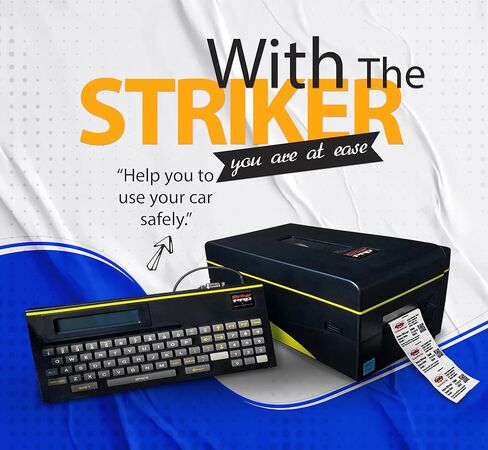 CUTE THINGS & CC Cobra Systems Thermal Printer Ribbon for Striker Systems | Ink RS76300 Striker Ink Ribbon 76mmx300m in Saudi Arabia