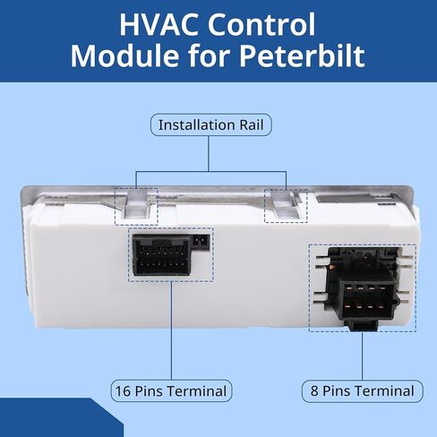 AC Climate Control Module Q21-6119 Compatible with Peterbilt 389 337 348 2008-2025 HVAC A/C Heater Control Panel Air Conditioning Temperature Control Unit Q216119 in Kuwait