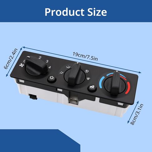 AC Climate Control Module Q21-6119 Compatible with Peterbilt 389 337 348 2008-2025 HVAC A/C Heater Control Panel Air Conditioning Temperature Control Unit Q216119 in Kuwait
