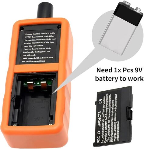 TPMS Relearn Tool Tire Sensor, Automotive Tire Pressure Monitor Sensor Activation Reset Tool OEC-T5, System Programming Training for Most Series Vehicles (Orange) in Saudi Arabia