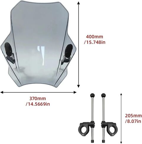 for Suzuki Vz800 for Boulevard M50 for Intruder M800 for Boulevard C50 Vl 800 Vl800 C800 Motorcycle Windscreen Windshield in Kuwait