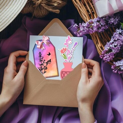 4 أوراق من جلوبلاند، صورة ظلية للزهور البرية، ختم شفاف لسكرابوكينغ، صورة ظلية خرافية، طوابع سيليكون، نباتات الفراشة، مجموعة طوابع شفافة لصنع البطاقات، نقش يوميات DIY in Kuwait