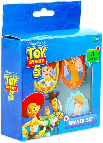 Toy Story 5 Erasers for Kids - Bundle with 8 Character Shaped Erasers Plus Stickers, More | Toy Story School Supplies Bulk for Kids, Boys, Girls in Kuwait