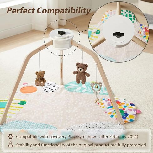 Upgrade Folding Connectors Compatible with Lovevery Play Gym, Secure Locking Mechanism, with Storage Pouch, Easy to Store & Save Space (New - After February 2024) in Saudi Arabia