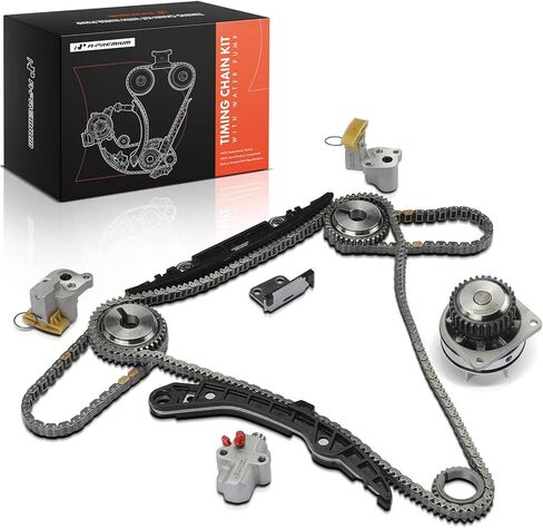 A-Premium Engine Timing Chain Kit W/Water Pump & Sprocket & Tensioner & Guide Compatible with Nissan & Infiniti Cars - Murano 2003-2007, Maxima 2002-2003, 350Z/G35 2003-2007, M35 in Kuwait