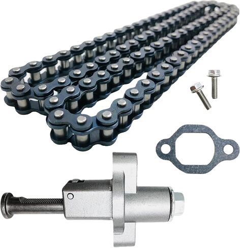 Cam Timing Chain 90L & & Tensioner with Gasket Replacement for Warrior 350 Big Bear 350 Wolverine 350 Raptor 350 Moto-4, 94500-02090-00 31G-12210-01-00 Timing Chain Kit in Kuwait