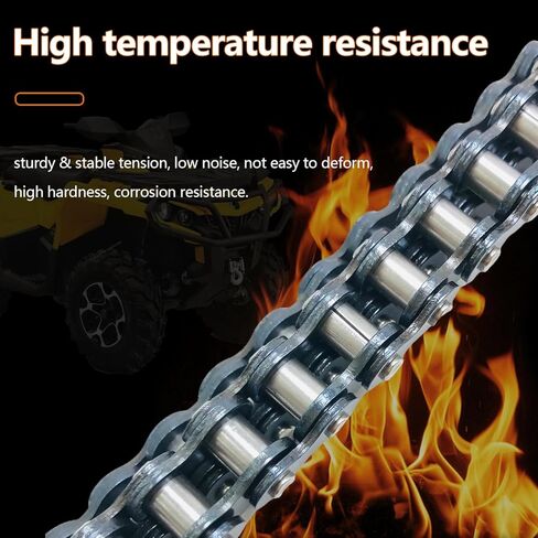 Cam Timing Chain 90L & & Tensioner with Gasket Replacement for Warrior 350 Big Bear 350 Wolverine 350 Raptor 350 Moto-4, 94500-02090-00 31G-12210-01-00 Timing Chain Kit in Kuwait
