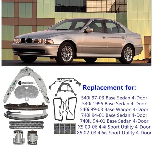 Timing Chain Kit Replacement for BMW E39 M62 / E39 M62 540i 740i X5,Replacement for Land Rover Ran-ge Rover 11311741236 in Kuwait