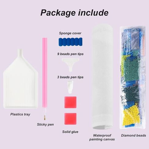 WSLWXSHM Diamond Art Painting Kits for Adults Lavender, Flower Round Full Drill Diamond Art Kits, 5D DIY Paint with Diamonds Crafts for Home Wall Decoration Gifts 12×12Inch in Kuwait