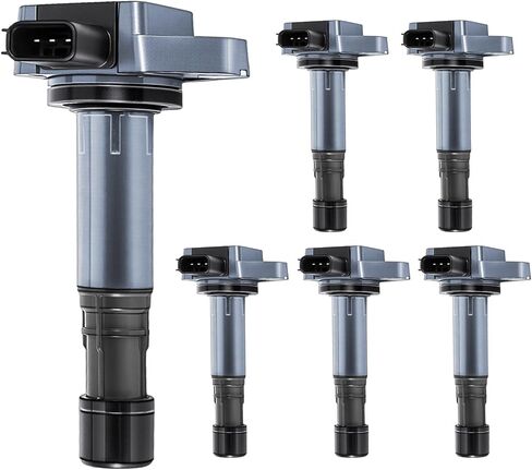 6PCS Ignition Coil Pack Compatible with Honda Acura MDX Accord Ridgeline Pilot Vue 3.5L 3.7L V6 2001 2002 2003 2004 2005 2006 2007 2008 2009, UF400 UF512 C1460 in Saudi Arabia