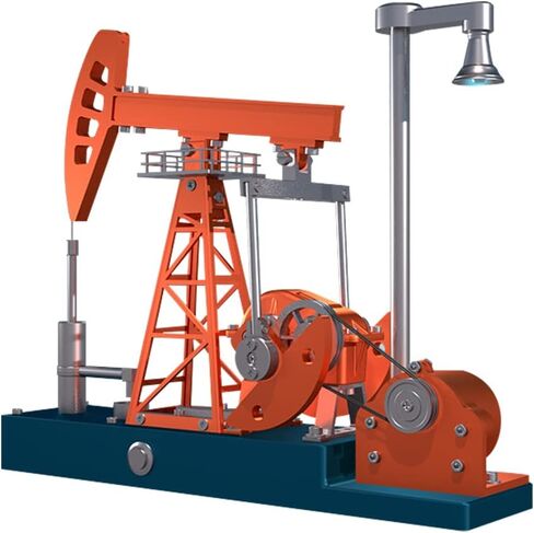 FunXylophy Pumping Unit Engine Kit That Works, DIY Metal Oilfield Working Equipment with Light Oil Rig Educational Science Engine Set for Adult (219PCS) in Saudi Arabia