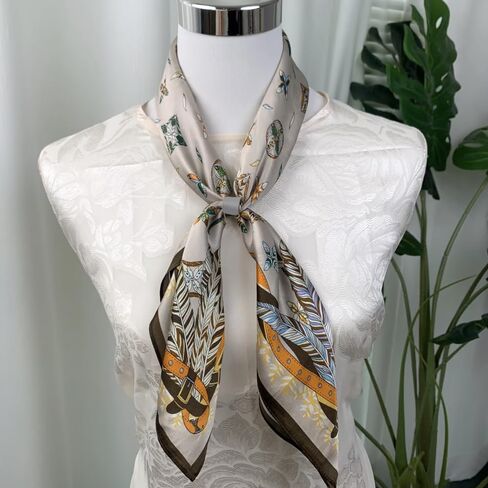24 Pcs Pu Leather Scarf Ring Clips, Neckerchief Buckle Silk Clasp Holder for Clothing Accessories, 83mm x 19mm, 10 Colors in Saudi Arabia