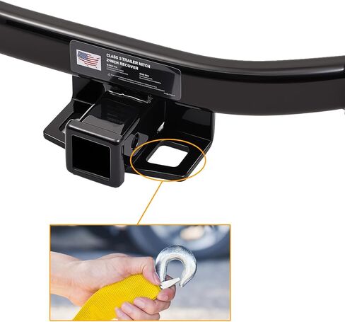 Class 3 Trailer Hitch 2-Inch Receiver Compatible with Hyundai Santa Fe 2021-2025; Kia Sorento 2021-2025| 4,000 lbs GTW / 600 lbs TW | Steel Construction, Rust-Proof, Bolt-On in Saudi Arabia