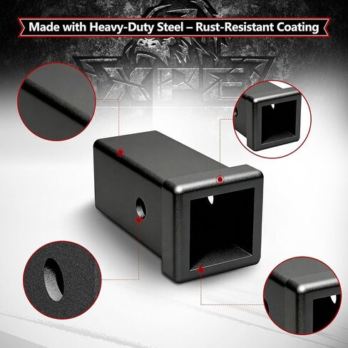 XPE Trailer Hitch Receiver Tube 2'' x 6'' Length Weld on Raw Steel Combo Bar in Saudi Arabia