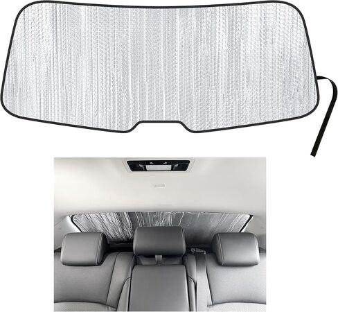 Side Window Front Seat Reflective Sunshade Custom Fit for 2019 2020 2021 2022 2024 2025 Lexus ES, Hybrid, Sedan (Set of 2) - Made in USA in Kuwait