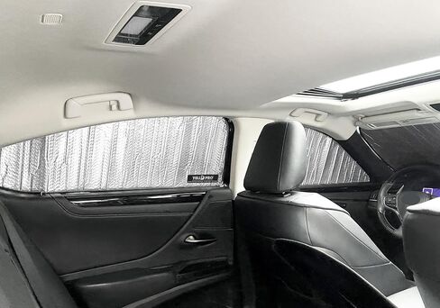 Side Window Front Seat Reflective Sunshade Custom Fit for 2019 2020 2021 2022 2024 2025 Lexus ES, Hybrid, Sedan (Set of 2) - Made in USA in Kuwait