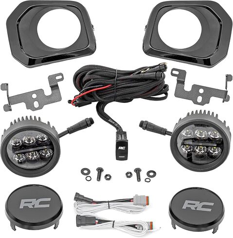 Rough Country 3.5" Black Series LED Fog Light Kit for 16-23 Toyota Tacoma- 71095 in Kuwait