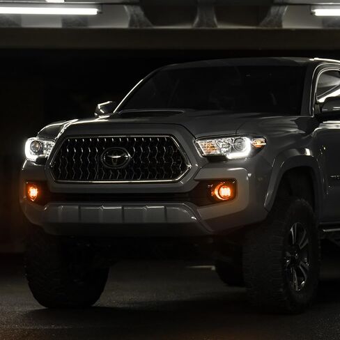 Rough Country 3.5" Black Series LED Fog Light Kit for 16-23 Toyota Tacoma- 71095 in Kuwait