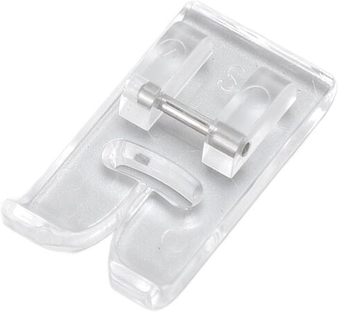 Sewing Machine Foot, 7mm Clear Replacement Prevent Skipped Stitches Sewing Machine Presser Foot for Curved Stitches Sewing Machines Creating Narrow Seams & Topstitching in Kuwait