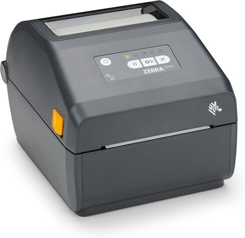 ZEBRA ZD421 طابعة سطح المكتب الحرارية المباشرة 300 نقطة في البوصة عرض الطباعة 4 بوصة اتصال USB سلكي لرقم الموديل ZD4A043-D01M00EZ، لا يلزم وجود شريط حراري in Kuwait