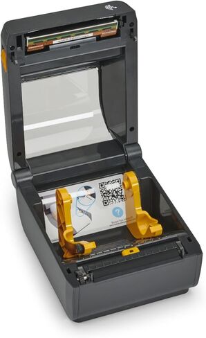 ZEBRA ZD421 طابعة سطح المكتب الحرارية المباشرة 300 نقطة في البوصة عرض الطباعة 4 بوصة اتصال USB سلكي لرقم الموديل ZD4A043-D01M00EZ، لا يلزم وجود شريط حراري in Kuwait