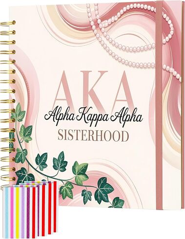 AKA Sorority Gift for Women Sisterhood Album,DIY Album Sorority Sisterhood Party Gift,Pink and Green 1908 Scrapbook Album,Hand Made Album for Mother's Gift(Album-B Light Pink, 12x12) in Saudi Arabia
