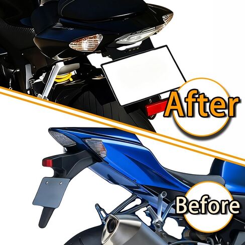 دراجة نارية الحاجز مزيل قوس الذيل مرتب مع لوحة ترخيص ضوء صالح لل GSX-R 1000 2005-2008 in Kuwait