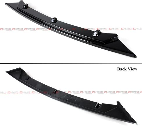 V2 JDM 3PC GT Style مطلي باللون الأسود اللامع طقم مصد الشفاه الأمامي متوافق مع 2021 2022 Honda Accord EX LX Touring Sport جميع الموديلات in Kuwait