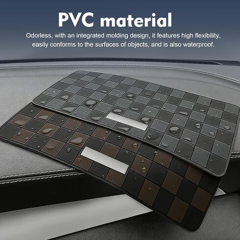 1 PC Car Dashboard Non-Slip Mat, High Temperature Resistant Mesh Dash Mat, Multifunctional Center Console Storage Mat, Universal Dashboard Accessories, for Most Cars, Trucks, SUVs (Gray) in Saudi Arabia