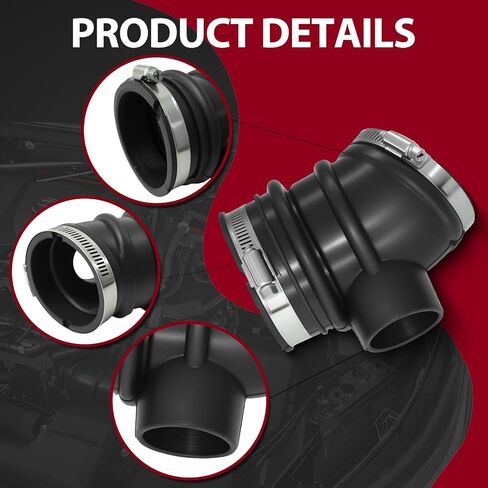 خرطوم مدخل منقي هواء المحرك مع مشابك 1788262020 متوافق مع Toyota 4Runner 2000 2001 2002 3.4L V6 استبدال #696-036 in Kuwait