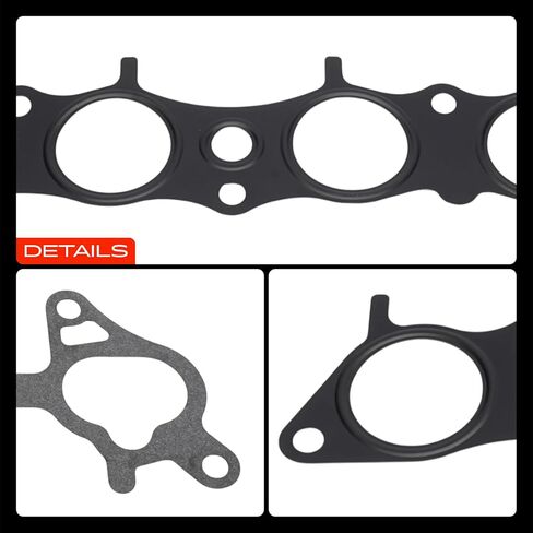 A-Premium Lower and Upper Engine Intake Manifold Gasket Set Compatible with Kia Sportage 1995-2002, 2.0L in Kuwait