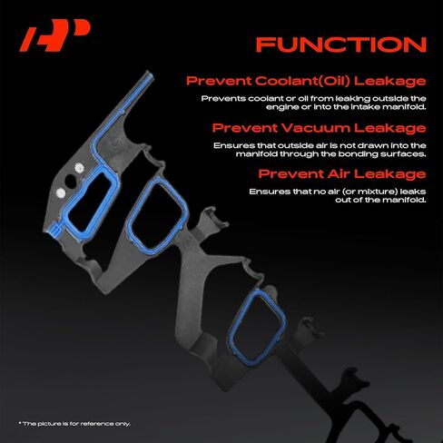 A-Premium Lower and Upper Engine Intake Manifold Gasket Set Compatible with Chevrolet Malibu, Impala, Lumina, Lumina APV, Monte Carlo, Venture & Oldsmobile Alero, Cutlass, Silhouette & Pontiac & Buick in Kuwait