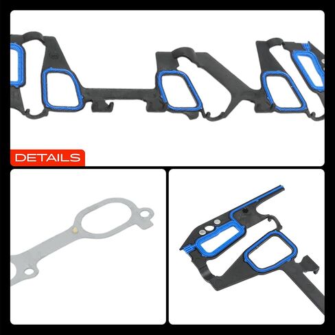 A-Premium Lower and Upper Engine Intake Manifold Gasket Set Compatible with Chevrolet Malibu, Impala, Lumina, Lumina APV, Monte Carlo, Venture & Oldsmobile Alero, Cutlass, Silhouette & Pontiac & Buick in Kuwait