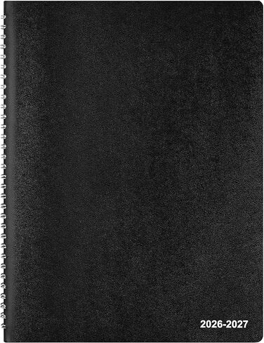2026-2027 كتاب المواعيد الأكاديمية الأسبوعية والشهرية مقاس 8 × 11 بوصة، أسود (ST60363-27) in Kuwait