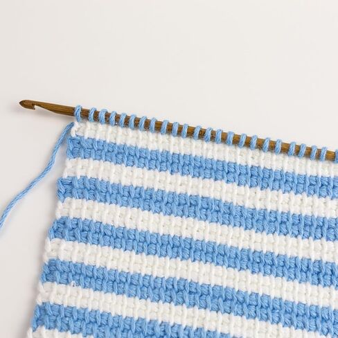Generic Bamboo Tunisian Circular Crochet Hook 4mm (US G/6) Afghan Wood Knitting Hook Needles with Cable and Bead End for Weave Crocheting Craft Yarn, Brown in Kuwait