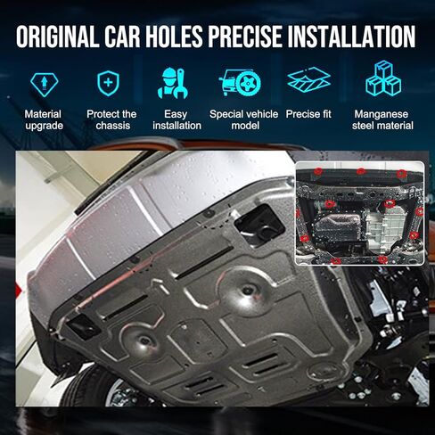 Upgrade Engine Splash Shield Fit for 2009-2018 Toyota RAV4 Engine Under Cover Case Guard Front Splash Shields with Screw Hardware in Saudi Arabia