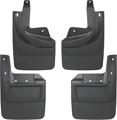 4Pcs Car Mud Flaps Splash Guard Compatible with Jeep Wrangler Rubicon 2019-2025, Heavy Duty PP Material Vehicle Tire Protector Mudflaps, No Drilling No Tape Auto Mudguard Fender in Saudi Arabia
