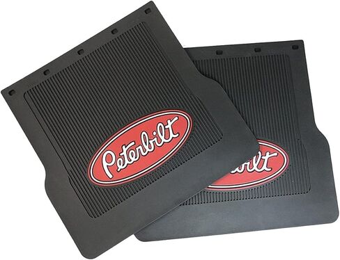 Peterbilt MF0004P-FG OEM Fender Front - 16"-18" X 17" Black Mud Flaps-Set of 2 in Kuwait